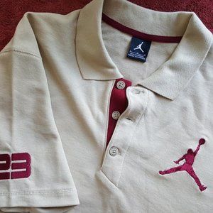 JORDAN Beige Polo Shirt